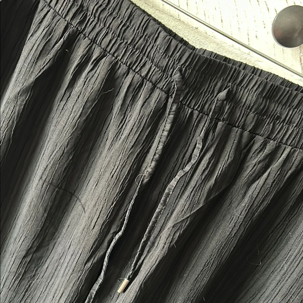 Black Drawstring Pants - Picture 2 of 7